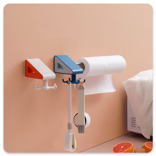 نگهدارنده و جا دستمالی مثلثی