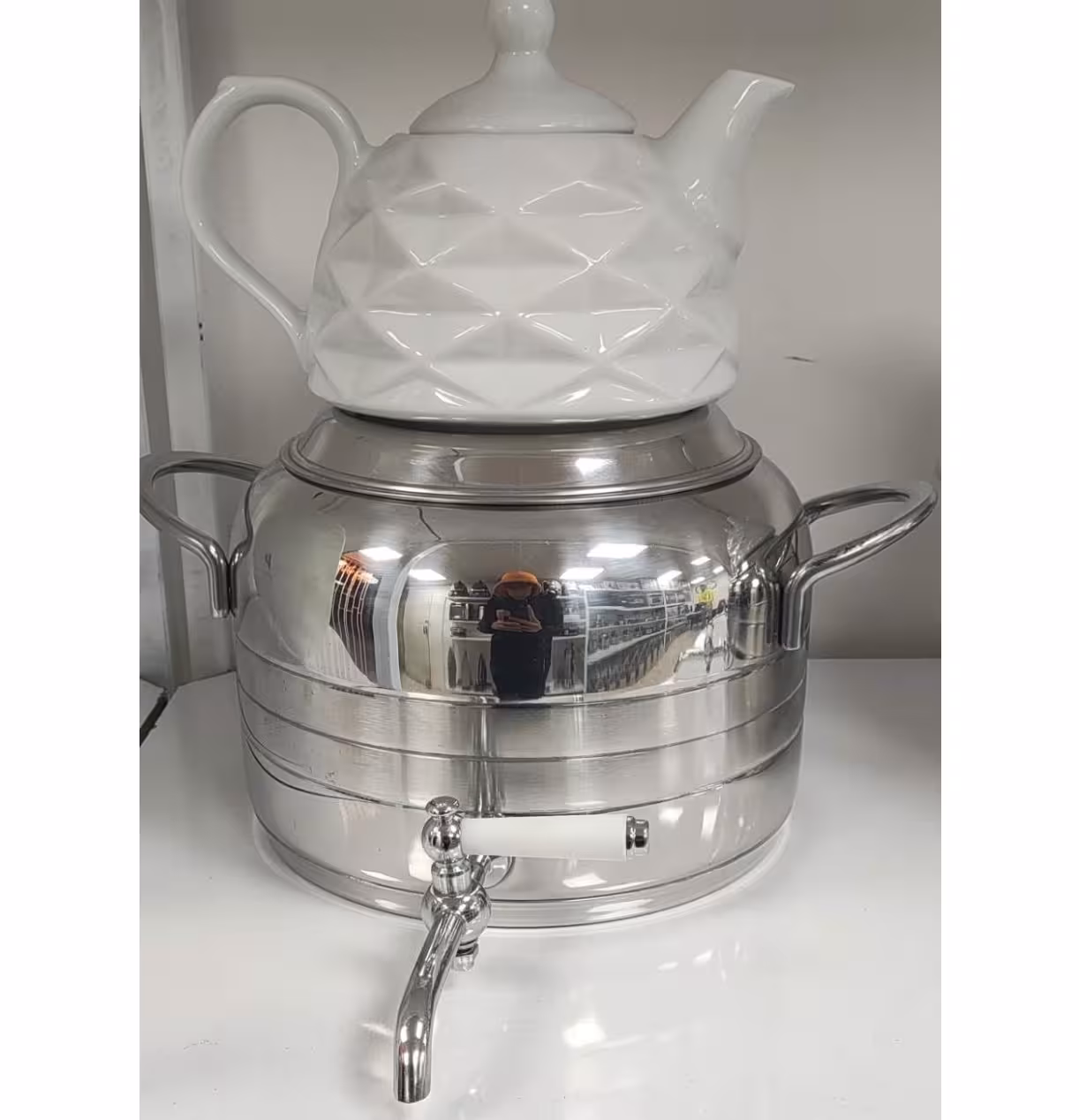 کتری قوری شیردار خطی