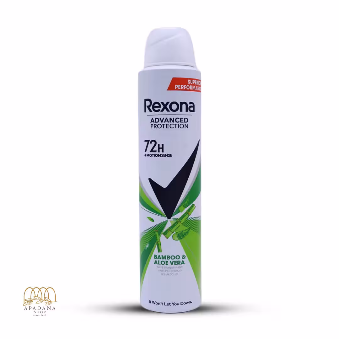 اسپری ضد تعریق رکسونا آلوئه ورا بامبو حجم 200 میل