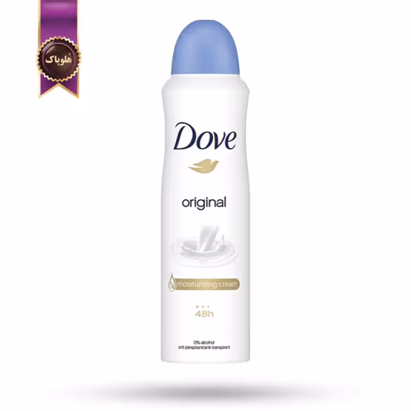 اسپری دئودورانت ضد تعریق زنانه داو Dove مدل اورجینال Original حجم 250 میلی لیتر (اورجینال)