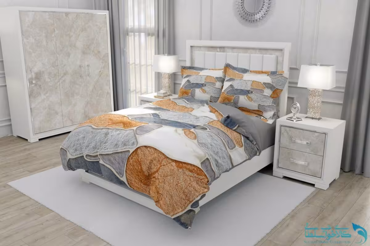روتختی طرح سنگی دونفره برند Turkev کد K302