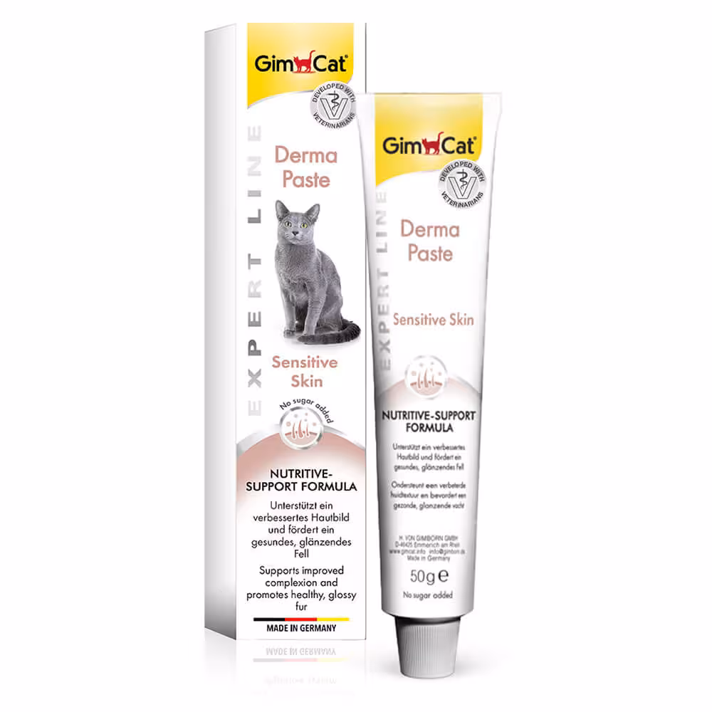 خمیر پوست و مو گربه جیم کت مدل Derma Paste وزن 50 گرم