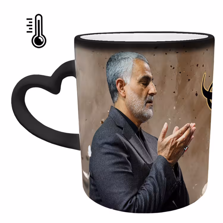 خرید ماگ-لیوان حرارتی  دسته ساده  سردار سلیمانی کد 17