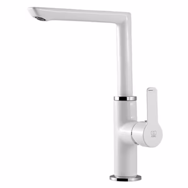 شیر آشپزخانه ثابت سفید kwc مدل ریتا