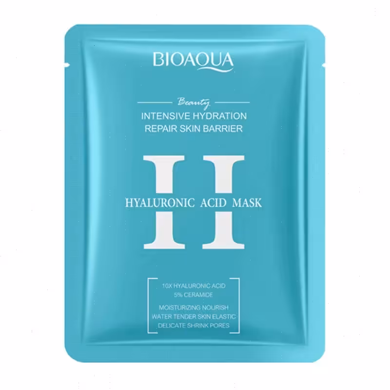خرید ماسک ورقه ای هیالورونیک اسید بیوآکوا BIOAQUA