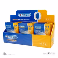 چسب دوطرفه 2میل شفاف 2/4 سانت نانو 2متری استورم کدHL-102438