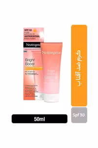 کرم محافظ و ضدآفتاب نوتروژینا مدل Bright Boost با Spf30 حجم 50 میلی