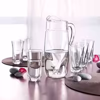 سرویس پارچ و لیوان لومینارک فرانسه مدل ولاره