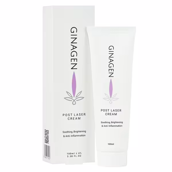 کرم مناسب پوست آسیب دیده بدن ژیناژن مدل Post Laser حجم 100 میلی لیتر | Ginagen Post Laser Cream 100 ml