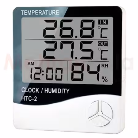 دماسنج‌ و‌ رطوبت‌ سنج دیجیتال اچ تی سی مدل CUBE/HTC2 – به همراه سنسور