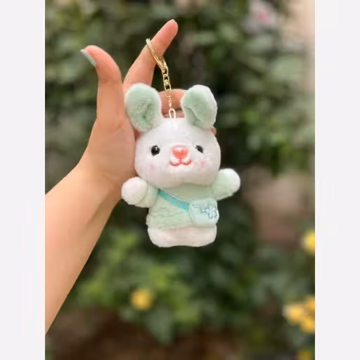 عروسک جاسوئیچی خرگوش کیف دار وارداتی