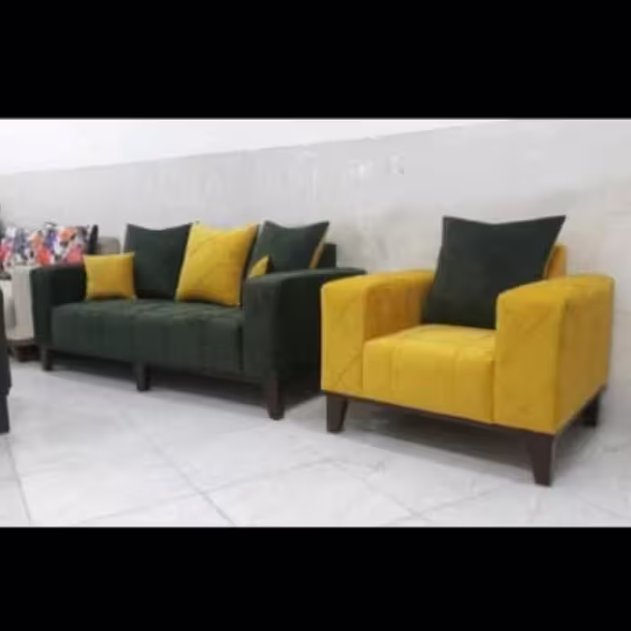 مبل راحتی 7 نفره مکعبی با ضمانت(هزینه ارسال با مشتری)