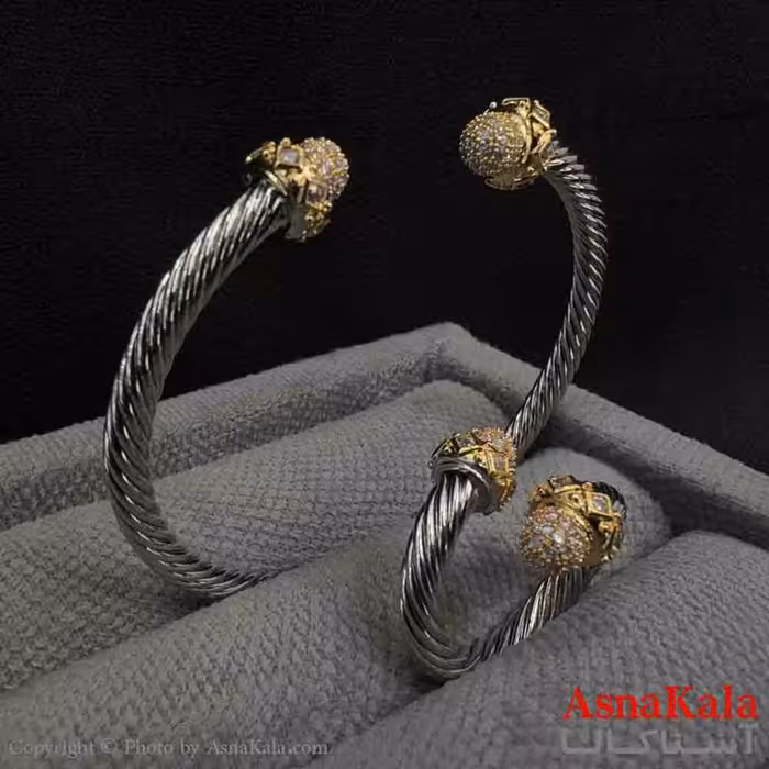 ست زنانه YSX  شامل  بنگل و انگشتر فری سایز  کد NIM141012W