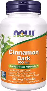 پوست دارچین 120 کپسول گیاهی NOW