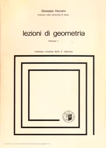 خرید و دانلود نسخه کامل کتاب Lezioni di Geometria