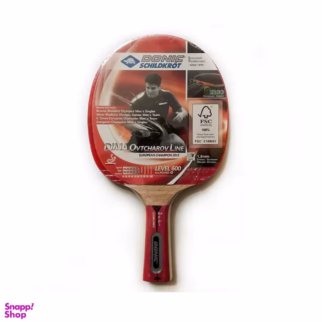 راکت پینگ پنگ دونیک مدل DIMA Ovtcharov Line Level 600