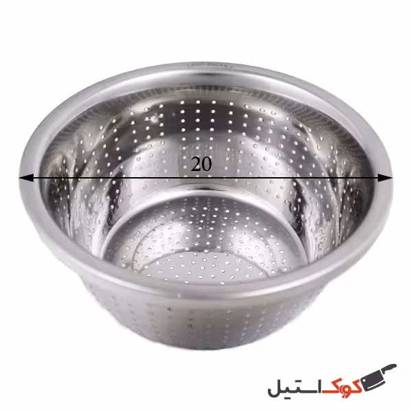 آبکش استیل ورق ضخیم دهنه 20