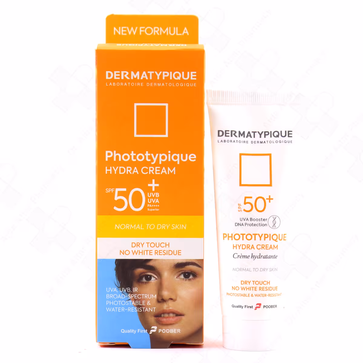 کرم ضد آفتاب پوست خشک بی رنگ SPF50 فتوتیپیک درماتیپیک 50 میلی لیتر