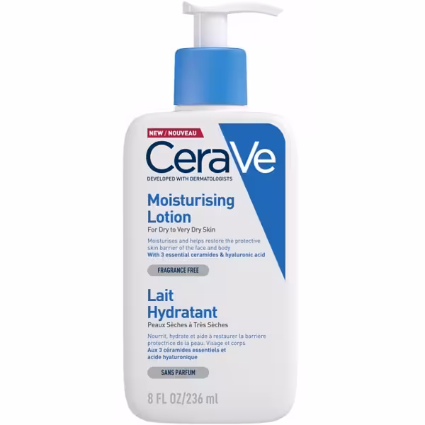 لوسیون بدن آبرسان سراوی CeraVe Moisturising حجم 236 میلی لیتر