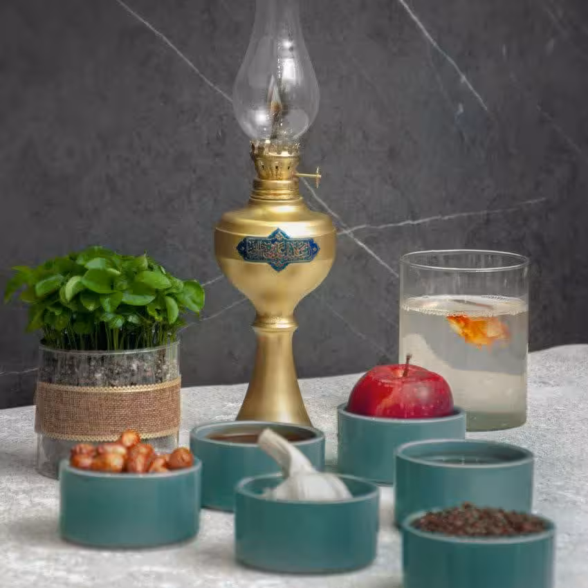 چراغ گردسوز نفتی         مزین به نام علی ابن موسی الرضا(ع) 