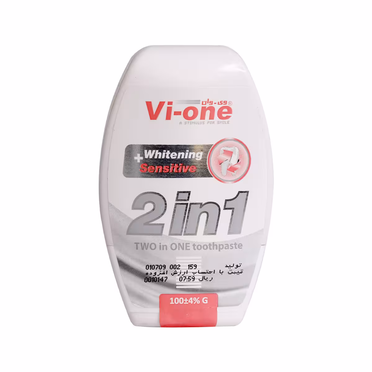 خمیر دندان مدل 1×2 حجم 100 میلی لیتر وی وان-vi one