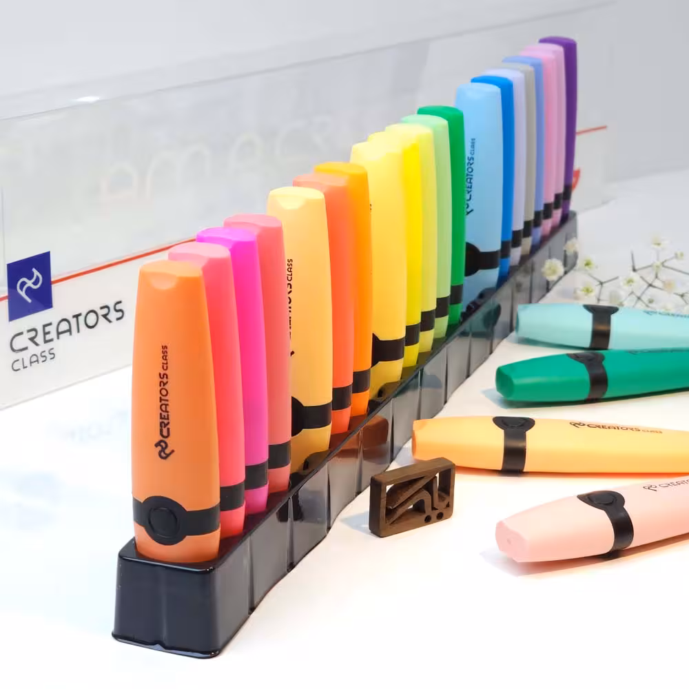 ماژیک هایلایتر لومو سی کلاس بسته ی 24 رنگی CREATORS CLASS (C Class) Lumo highlighter pack HLV-24