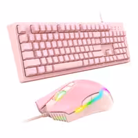 ست موس و کیبورد Onikuma مدل G25 CW905 صورتی