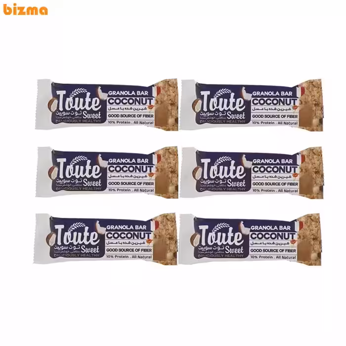 گرانولا بار با جو پرک با نارگیل توت سوییت – 3 عددی