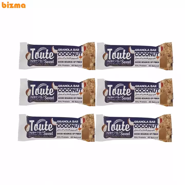 گرانولا بار با جو پرک با نارگیل توت سوییت – 3 عددی