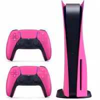 پلی استیشن 5 دیسک خور   دو عدد دوال سنس - صورتی