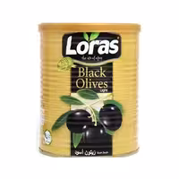 زیتون سیاه لوراس قوطی 800 گرمی Loras