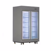 یخچال فروشگاهی ویترینی دو درب کینو طول 1/28 مدل RV21