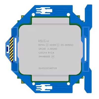 Intel Xeon E5-2698v3 (2.3GHz/16-core/40MB/135W)
