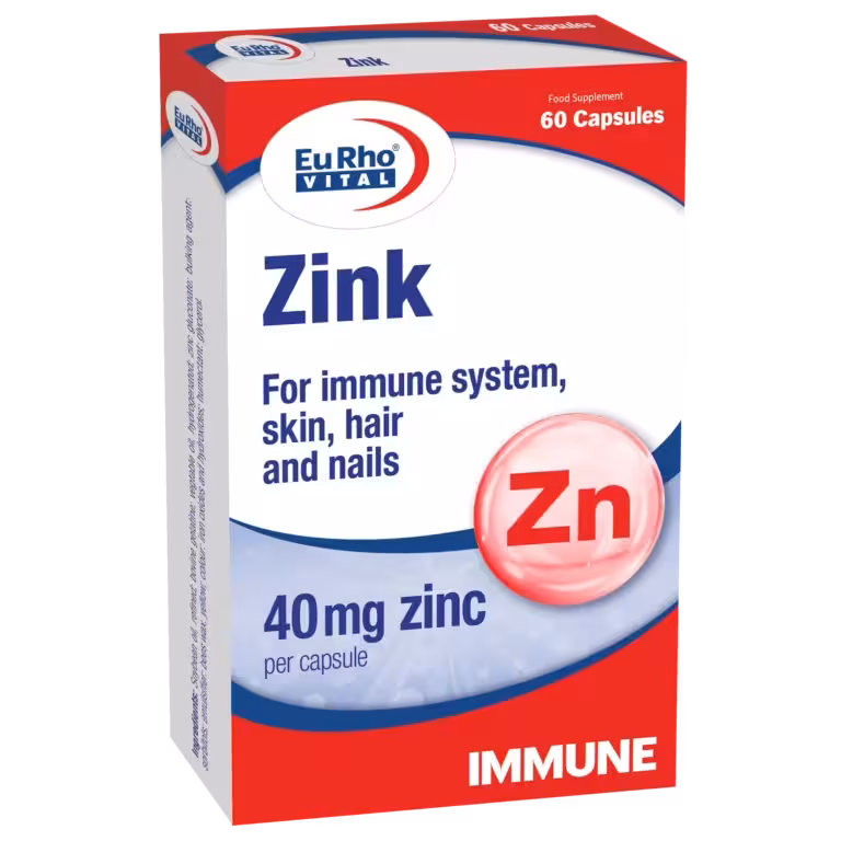 کپسول زینک 40 میلی گرم یوروویتال 60 عدد