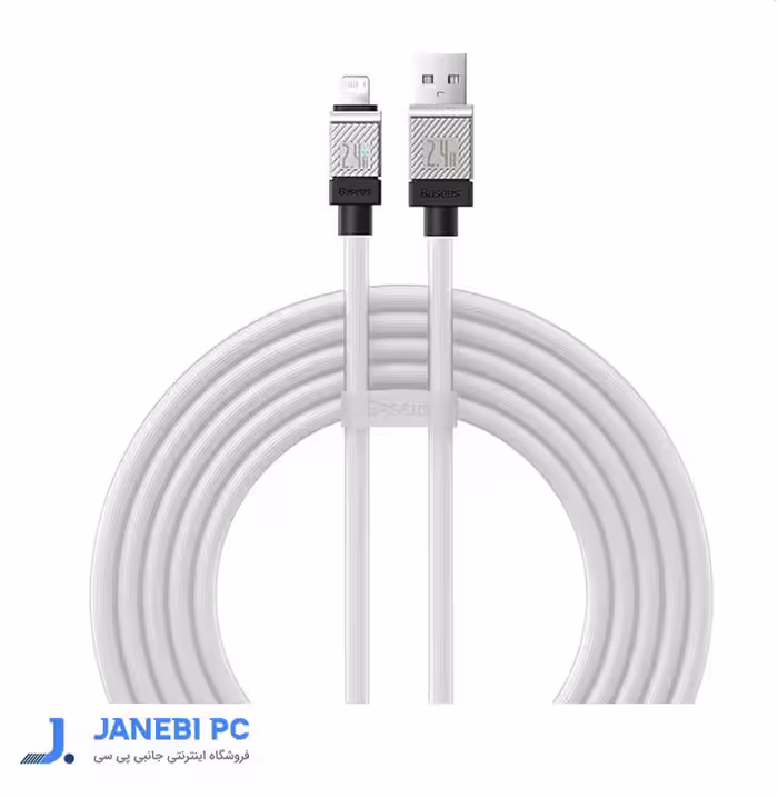 کابل تبدیل 1 متری USB به لایتنینگ بیسوس مدل Coolplay CAKW000402