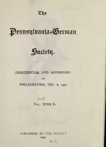 خرید و دانلود نسخه کامل کتاب Proceedings and Addresses at Philadelphia, Dec. 8, 1907