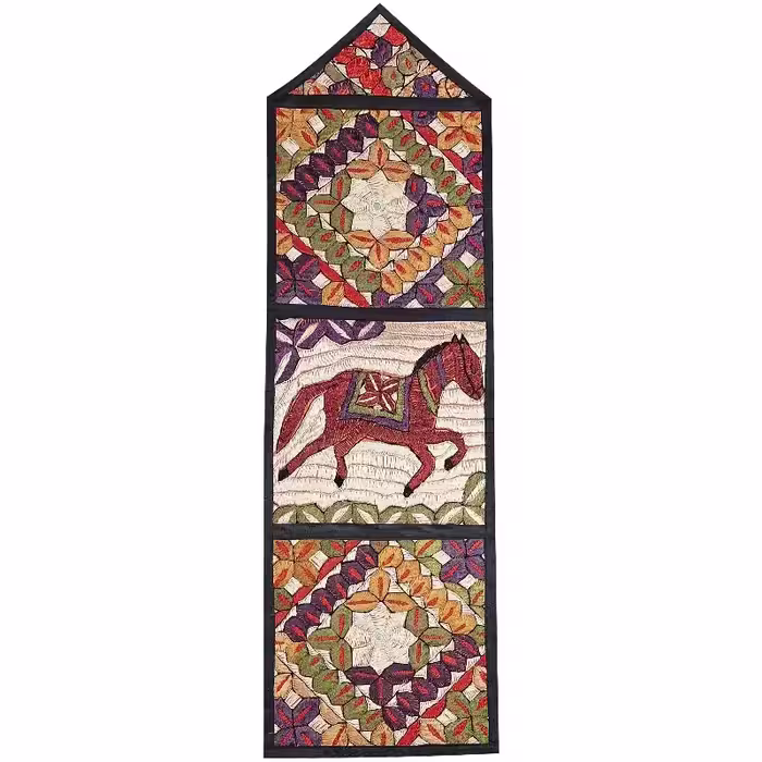 دیوارکوب 3 جیبه کد JAAB38 سوزن دوزی ابریشم