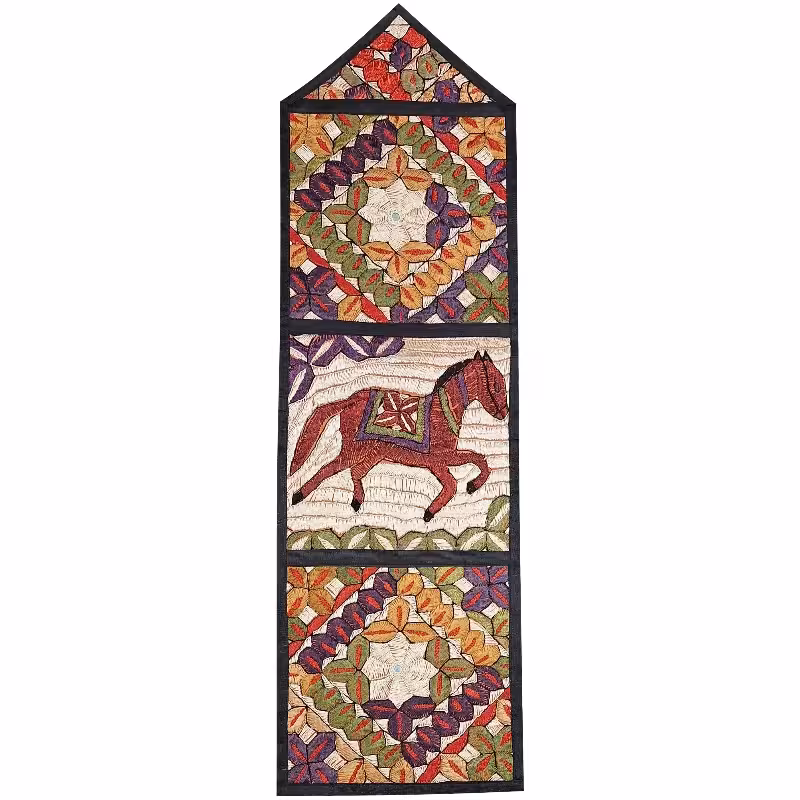 دیوارکوب 3 جیبه کد JAAB38 سوزن دوزی ابریشم