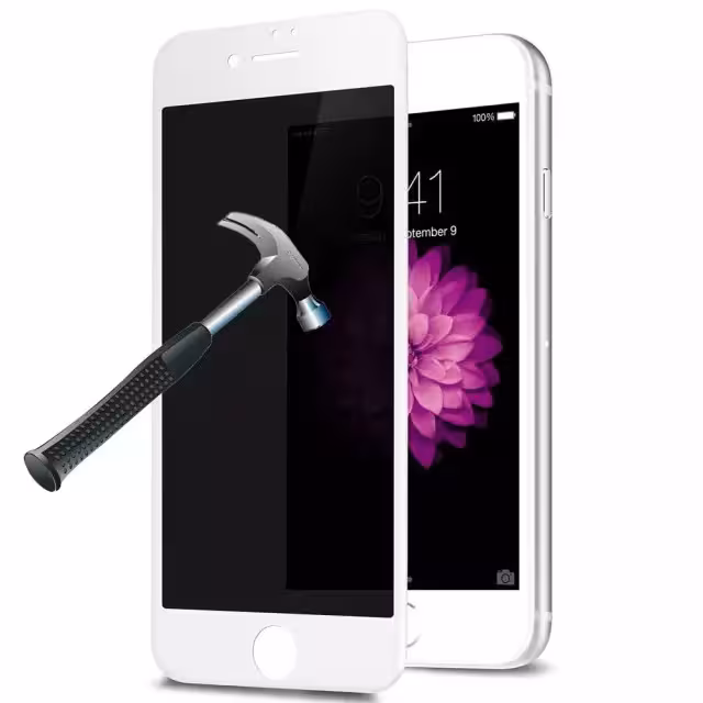 گلس آیفون 6/7/8 سفید