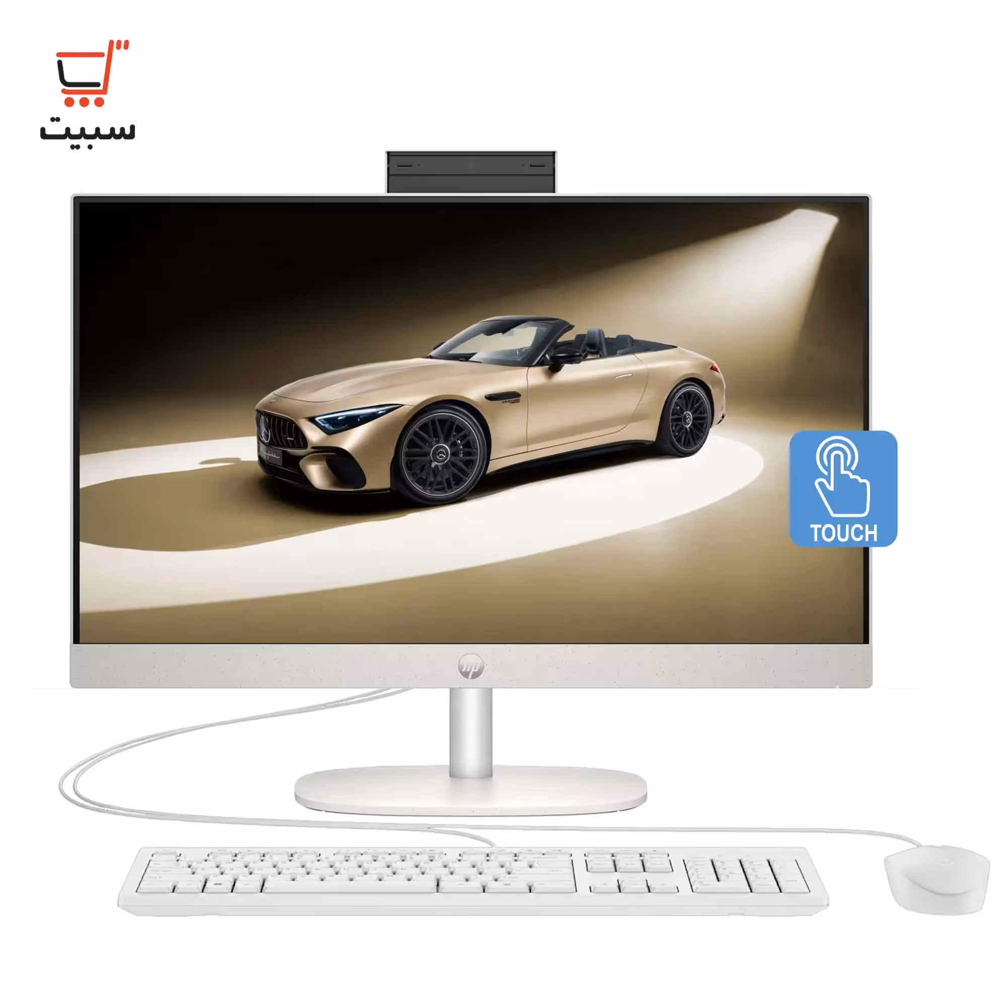 آل این وان 23.8 اینچی لمسی اچ پی مدل CR1006NH Ultra 5 125U 16G 1T SSD Intel FHD