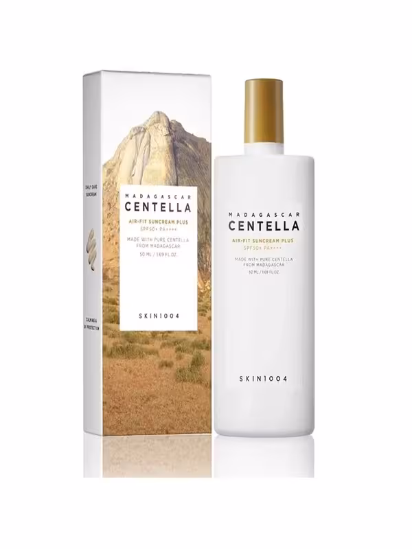 کرم ضد آفتاب رنگی سنتلا ماداگاسکار ایر فیت پلاس اسکین  1004 حجم 50 میل- Centella