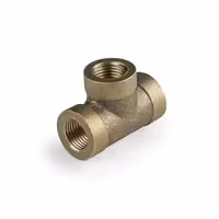 سه راهی تو دنده 1/2 اینچ انگلیسی برنجی