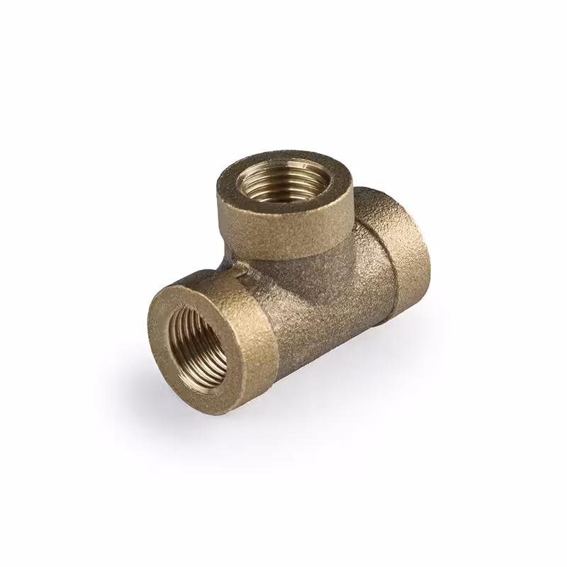 سه راهی تو دنده 1/2 اینچ انگلیسی برنجی