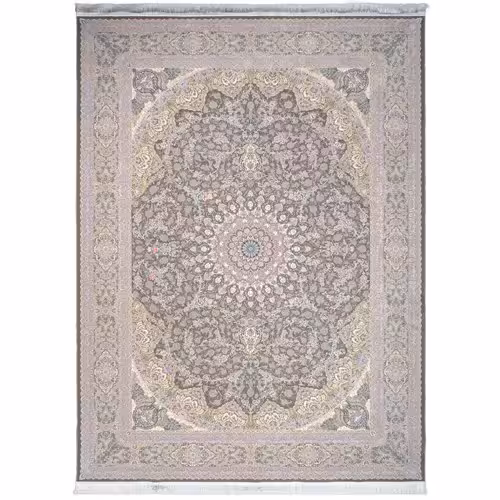 فرش طرح نسیم متالیک 1500 شانه گل برجسته