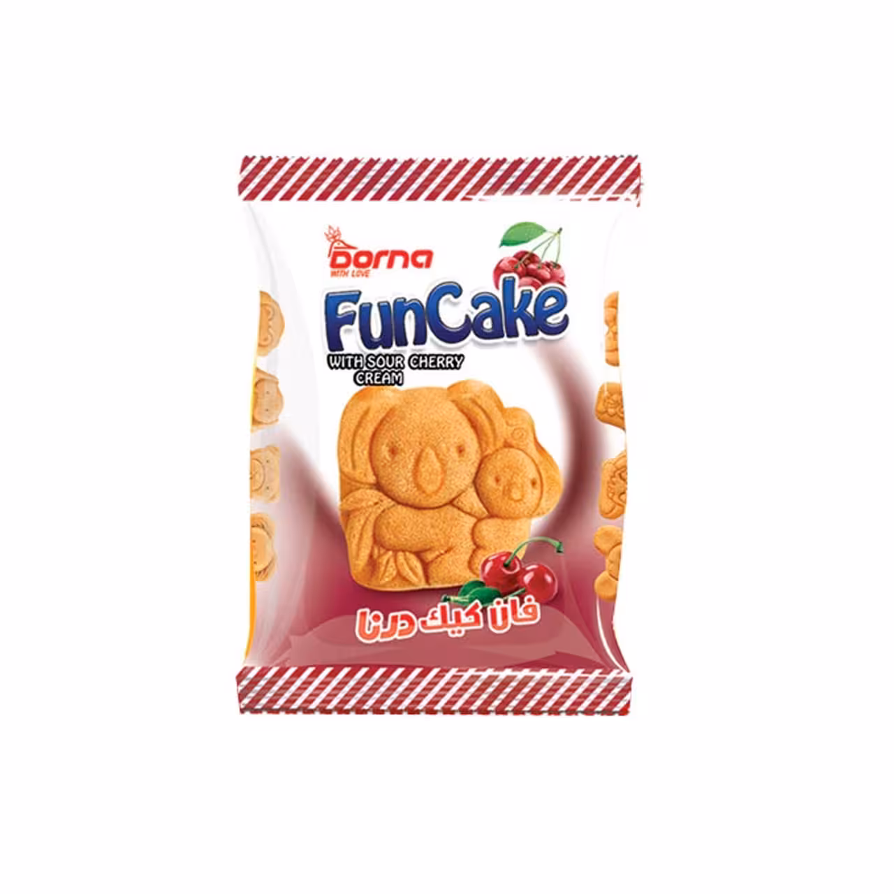 فان کیک عروسکی آلبالویی درنا 35 گرمی