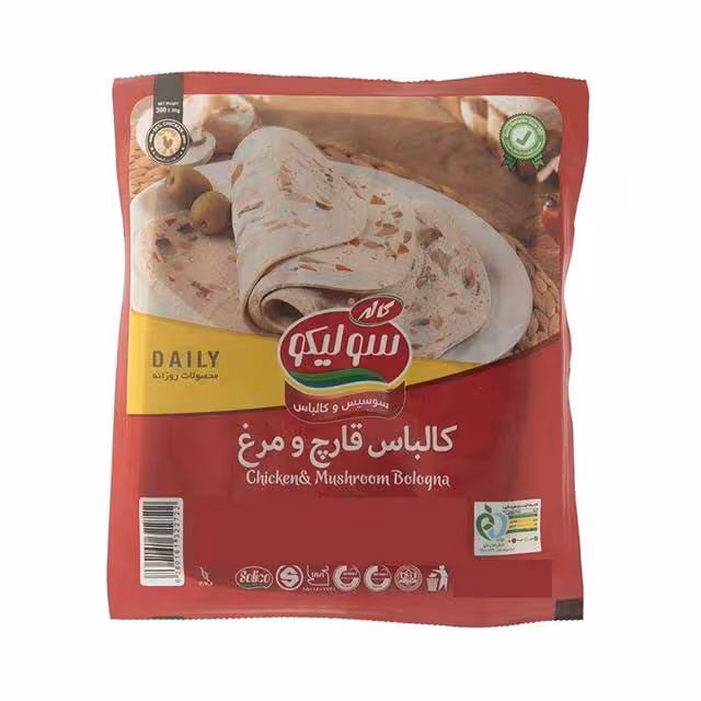 کالباس قارچ و مرغ کاله 300 گرمی