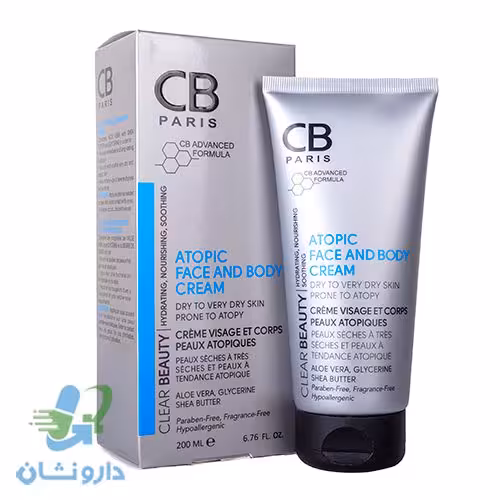 کرم مرطوب کننده صورت و بدن پوست خیلی خشک سی بی پاریس