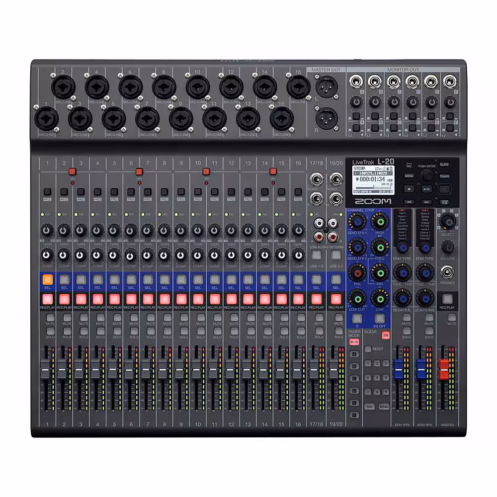 میکسر و رکوردر ZOOM Livetrak L-20