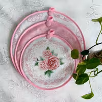 ست 3تایی دمکنی مخمل آرمیتا - طرح 37