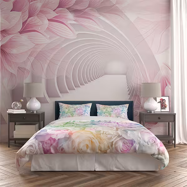 ست روتختی گل رز دو نفره دستیکور مدل T270C